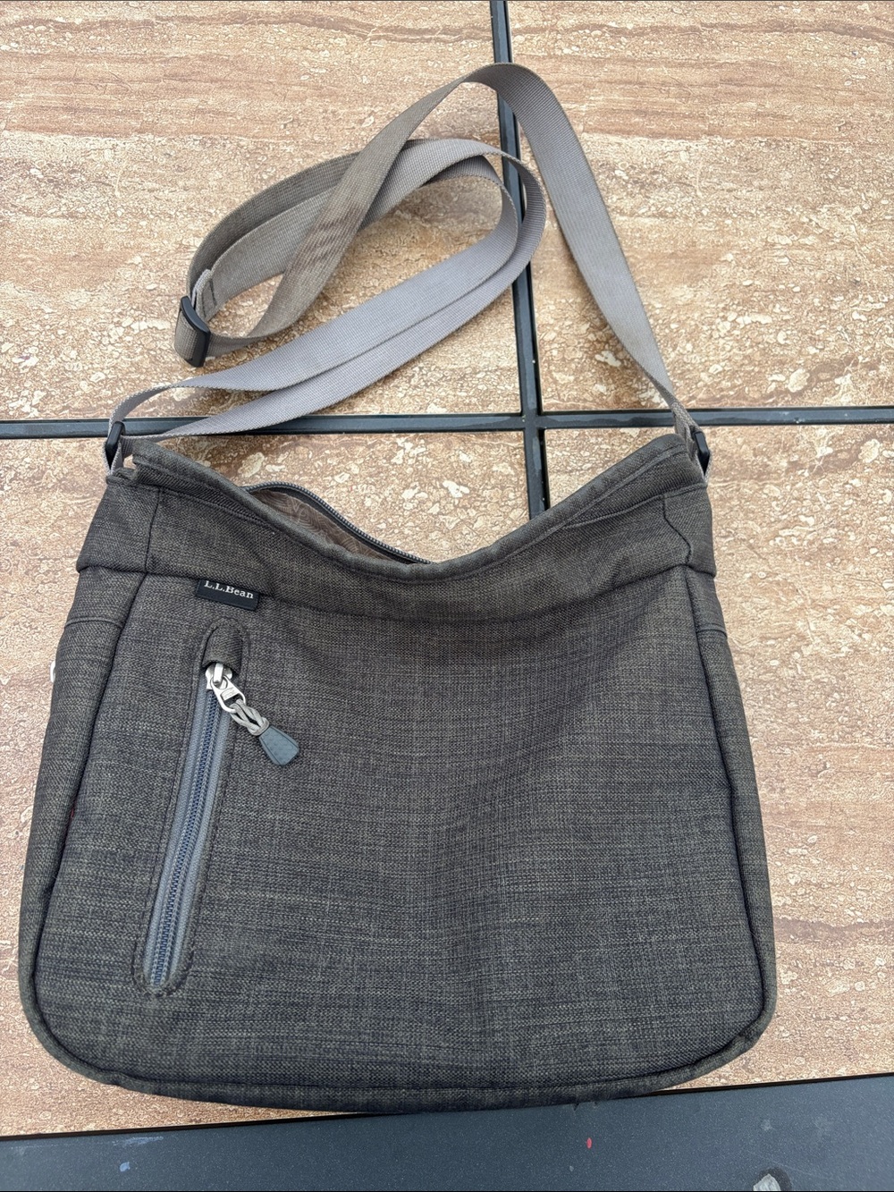 L.L. Bean Charcoal Gray Crossbody Bag - Simple Everyday Carry